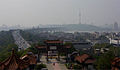 View across Yangtze River from the Yellow Crane Pagoda at Wuhan