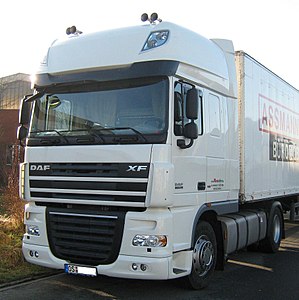 DAF XF — типичный тягач европейской модели