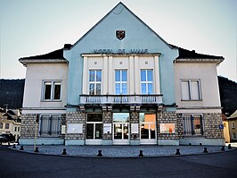 Het gemeentehuis te Clerval