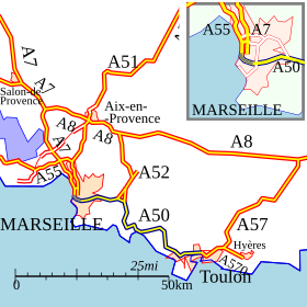 Carte de la route.