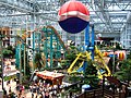 美國最大的商場，美國明尼蘇達州Bloomington的Mall of America，內設遊樂場