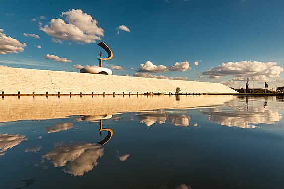 Memorial JK, Brasília, DF, Brazil Photographer: Francisco Saldanha