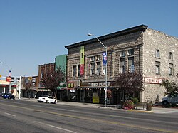 A street view in downtown Rexburg.