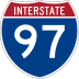 Interstate 97 marker