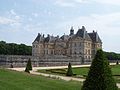 Façade nord du château de Vaux-le-Vicomte.