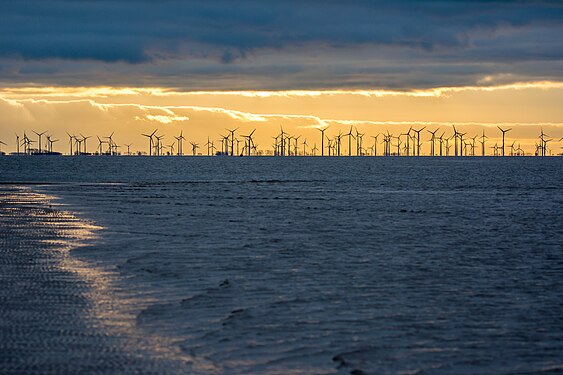 Windkraftanlagen in Ostfriesland Photograph: Stephan Sprinz