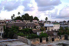 Vue de la ville de Lamu.