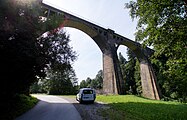 Weiz - Oberfeistritz間に存在するグラブ高架橋（Grub-Viadukt） （2021年撮影）