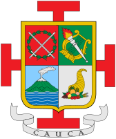 Coats of arms of Cauca Department.