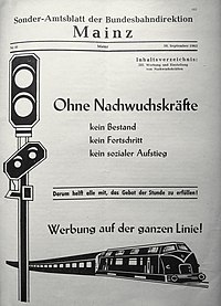 Arbeitskräftemangel 1963: Nachwuchs gesucht