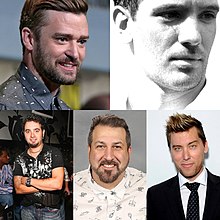 Dari kiri ke kanan: Justin Timberlake and Lance Bass (Upper Row) and Chris Kirkpatrick, JC Chasez and Joey Fatone (Lower Row)