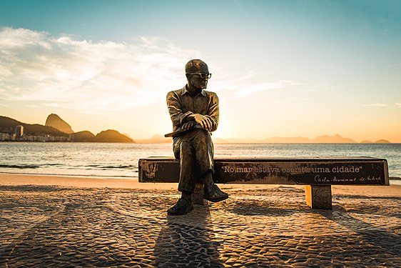 Monumento a Carlos Drummond Andrade, Rio de Janeiro, RJ, Brazil Photographer: Donatas Dabravolskas