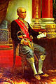 Official Portrait inside the Maha Chakri Throne Hall in the Grand Palace