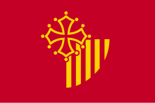 Description de l'image Flag of Languedoc-Roussillon.svg.