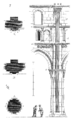 Plan d'un pilier de la cathédrale Saint-Lazare d'Autun