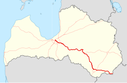 Rīga—Daugavpils—Krāslava—Baltkrievijas robeža (Pāternieki)