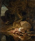 496, Carel Fabritius Hera hiding during the battle between the gods and the giants from 1645 until 1647 date QS:P,+1645-00-00T00:00:00Z/8,P580,+1645-00-00T00:00:00Z/9,P582,+1647-00-00T00:00:00Z/9