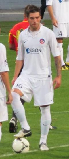 David Depetris v dresu FK AS Trenčín (2012)