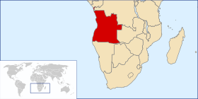 Localização de África Ocidental Portuguesa