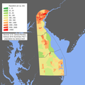 Image 20The population density map for Delaware (from Delaware)