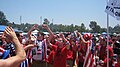 American Outlaws tailgate outside Rose Bowl before 2011 Gold Cup Final