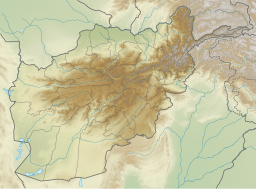 Bagrams läge i Afghanistan