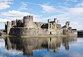 Caerphilly Castle, Wales, UK