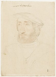 Portrait au crayon de Jean de Laval-Châteaubriant.