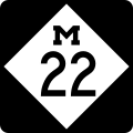 Michigan State Trunkline double-digit shield