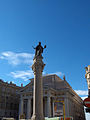 Trieste, Piazza della Borsa, Leopold I, Holy Roman Emperor column(1673)