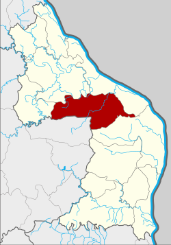 District location in Nakhon Phanom province