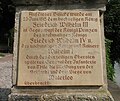 Waterloo-Gedenktafel in Merseburg