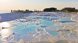 Vue générale de Pamukkale.