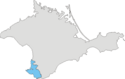 Location map of Sevastopol.