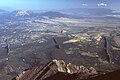 Vue aérienne de trois dykes dans le Colorado.