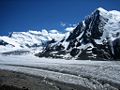 dr Corbassière-Gletscher und Grand Combin