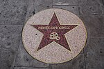 Cruz's star at the Victoria de Durango Walk of Fame