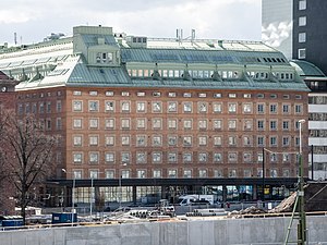 Fasad mot Norra stationsgatan.