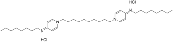 Strukturformel von Octenidindihydrochlorid