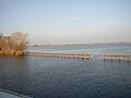 Het 610 hectare grote meer Fahrländer See