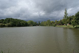 Het stuwmeer in de Gesse bij Boulogne-sur-Gesse