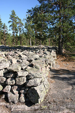 Röset som kallas Kyrkgolvet.