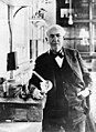 Q8743 Thomas Edison circa 1918 geboren op 11 februari 1847 overleden op 18 oktober 1931