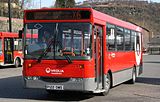 Facelifted Alexander Dash bodied Dennis Dart with Veolia Transport in 2007