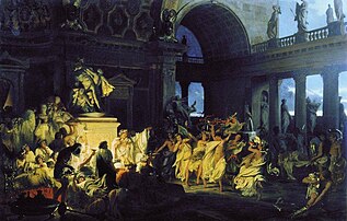 Roman Orgy at Caesar's Time, 1872