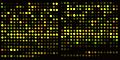 Hình 4: Một đoạn của cDNA microarray.