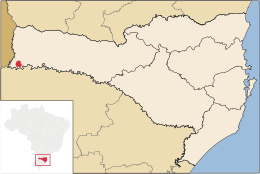 São João do Oeste – Mappa