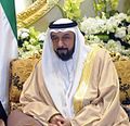 Khalifa bin Zayed Al Nahayan op 14 januari 2013 geboren op 7 september 1948