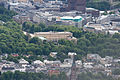 Flyfoto av Slottet med Slottsparken sett fra baksiden (2015)