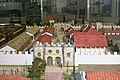 Roman castell Neuss - Diorama with tin figures, now in the open air museum Roscheider Hof, Konz, Germany